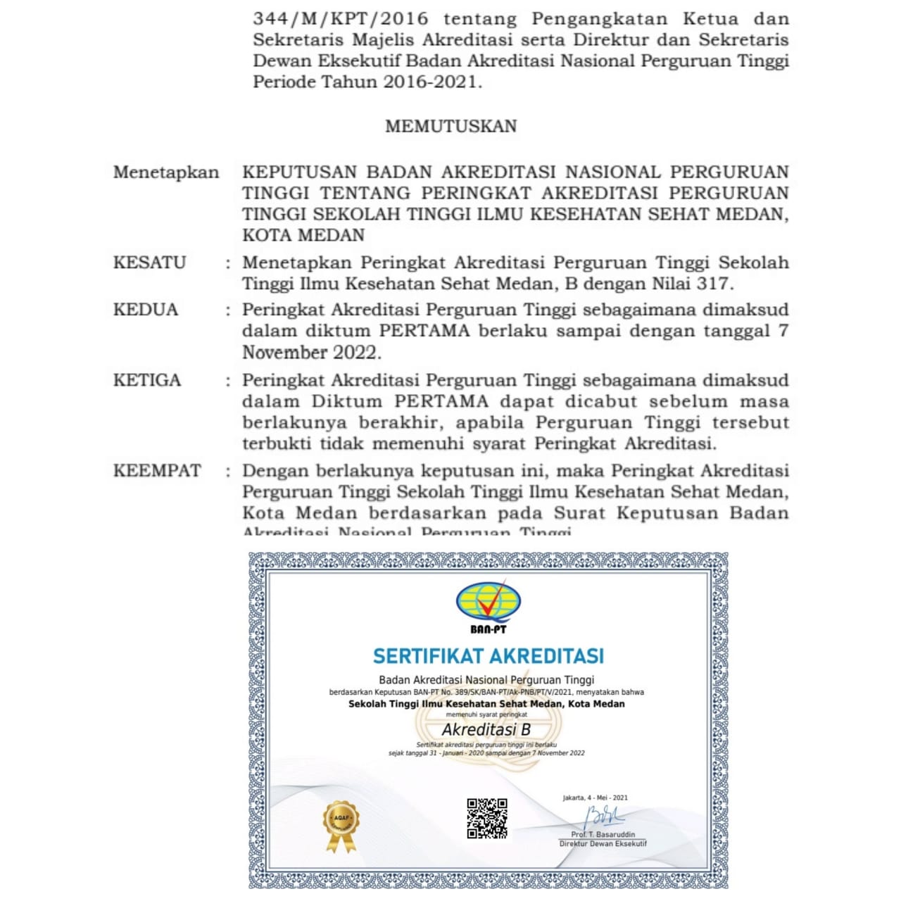 Hasil Surveilance STIKes Sehat Medan 